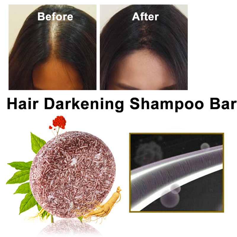 Hair Darkening Shampoo Bar Soap Natural Organic Shopp Saver